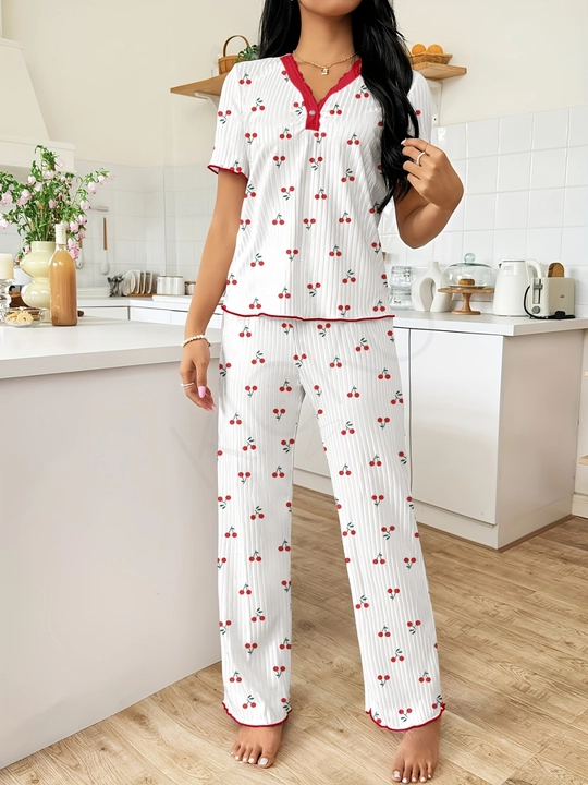 Ayollar pijamasi Kioko, ayollar uchun ikki qismli pijama, uy kiyimi, ayollar uy kostyumi