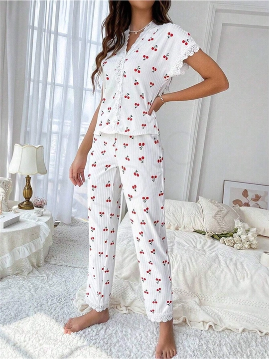 Ayollar pijamasi Kioko, ayollar uchun ikki qismli pijama, uy kiyimi, ayollar uy kostyumi