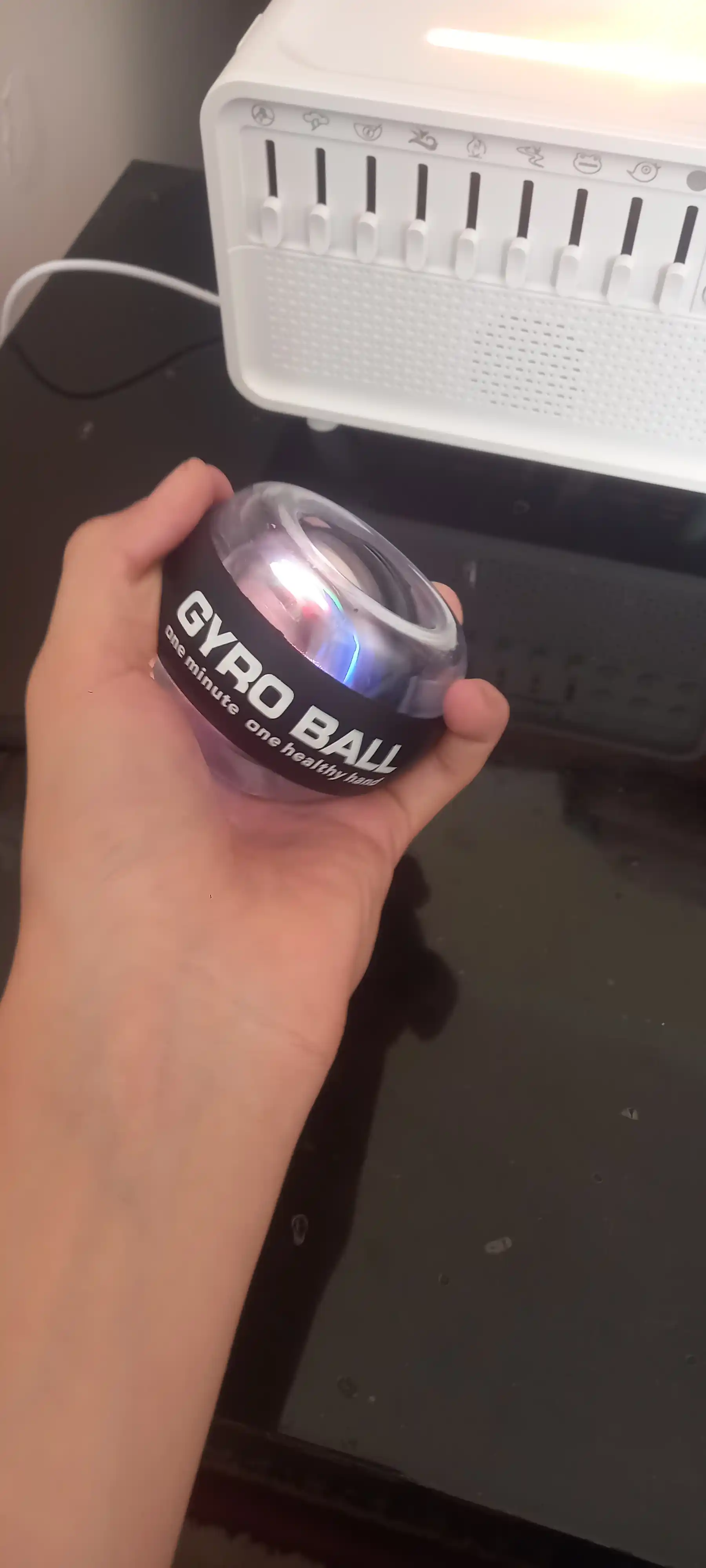 GYRO BALL bilagini o'rgatuvchi, qo'l ekspanderi, giroskopik trenajyor