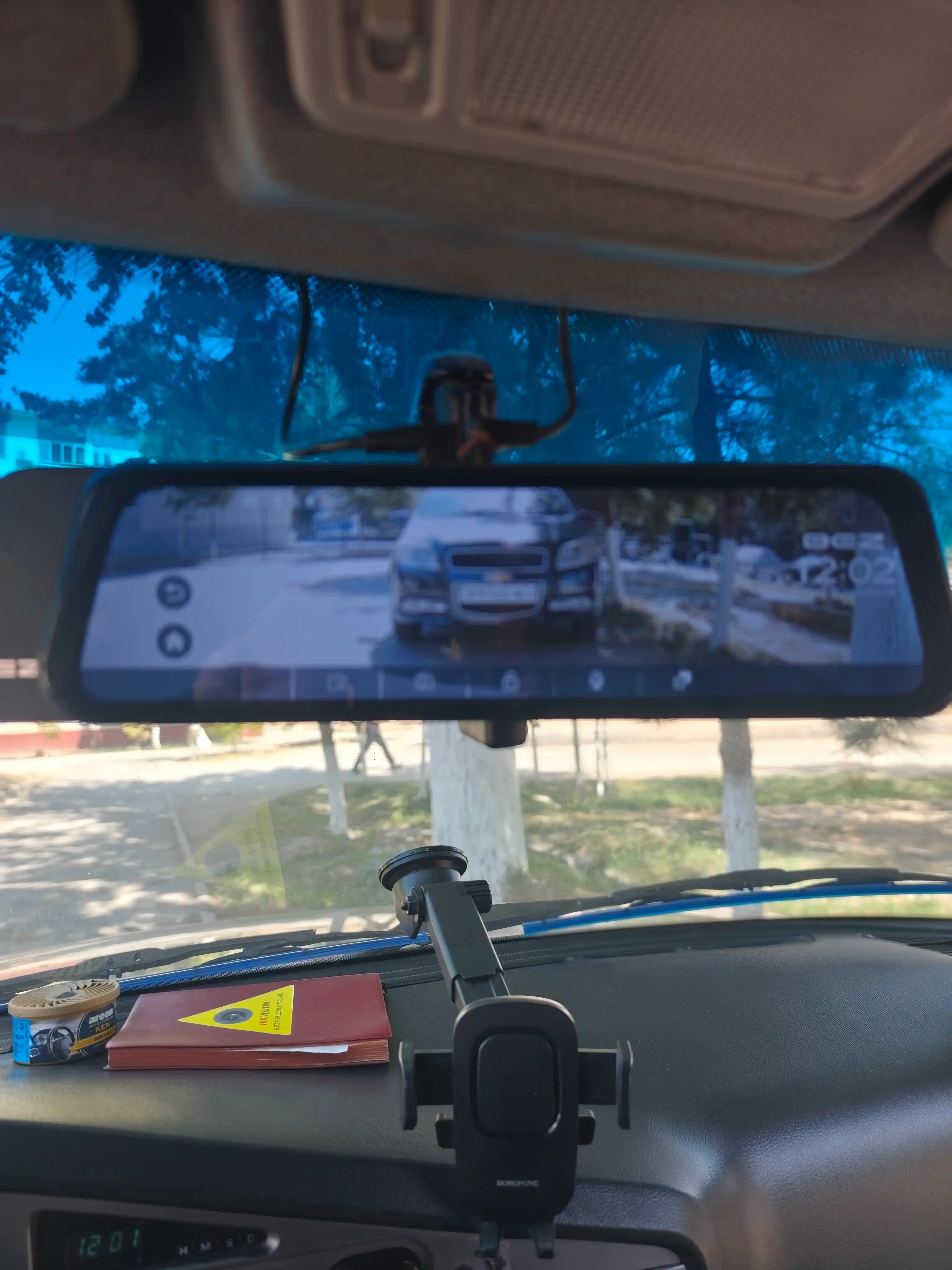 Автомобильный видеорегистратор,"BEZ 4K SUPER REAL SMART MIRROR"