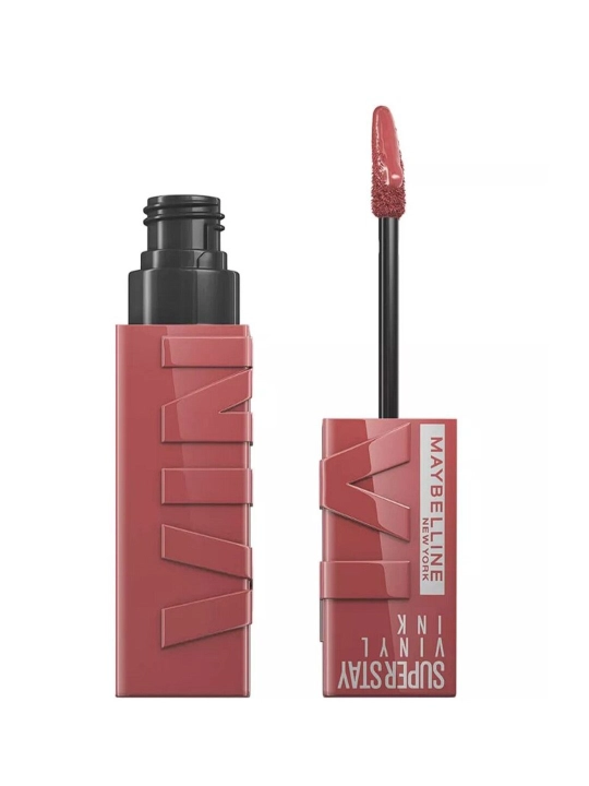 Помада Vinyl Ink 35 Cheeky Maybelline New York, жидкая, стойкая и глянцевая