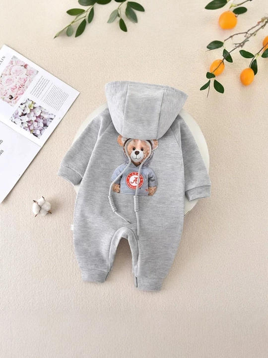 "Teddy" bolalar bodi kapyushonli, yoz va bahor uchun