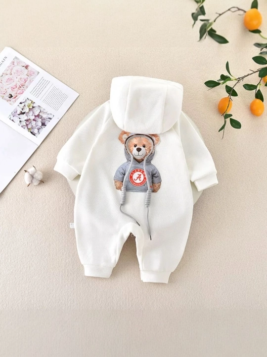 "Teddy" bolalar bodi kapyushonli, yoz va bahor uchun