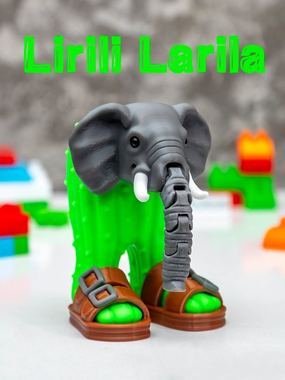 Подвижные игрушки из итальянских мемов — Brainrot — PECHAKA-BRAINROT-ЗЕЛЕН
