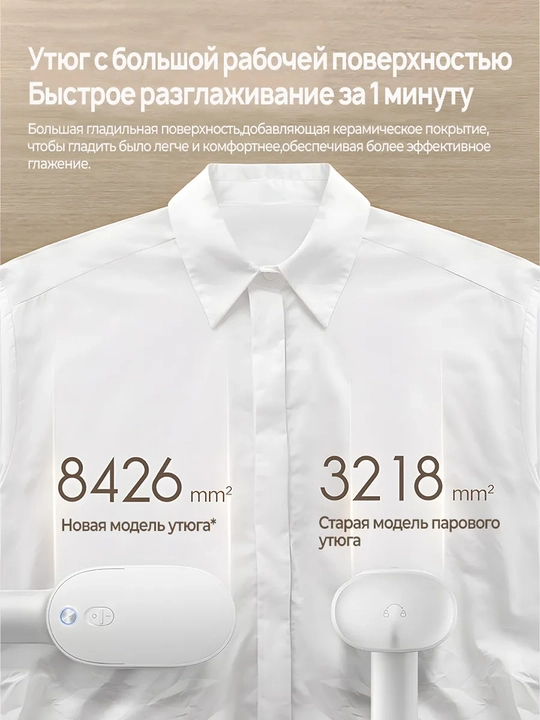 Qo'lda ishlaydigan bug'li dazmol Xiaomi Handheld Steam Iron EU