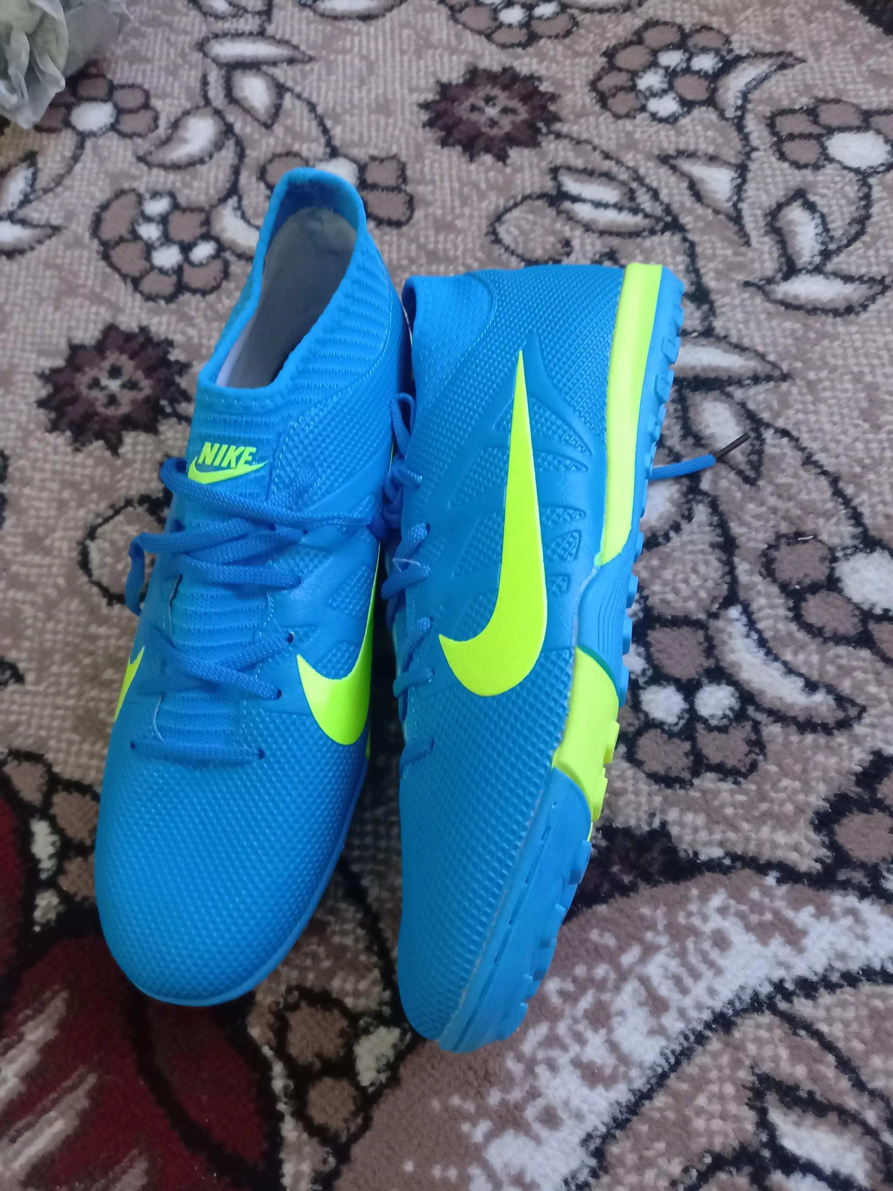 Футбольные бутсы Air Zoom, сороконожки, с манжетом и Полуманжеты, яркие цвета