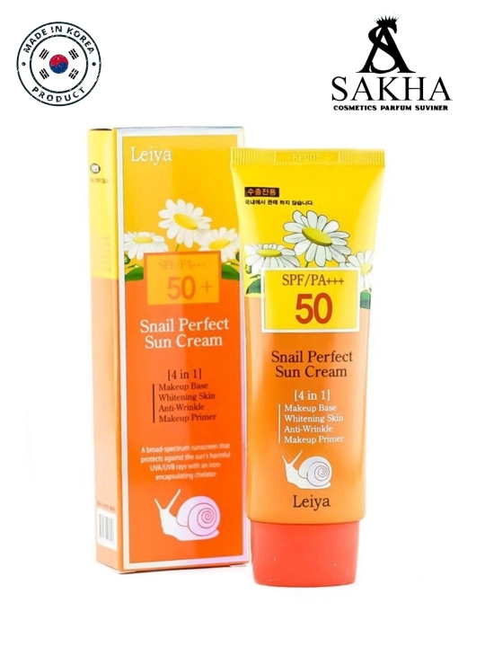 Quyoshdan himoya qiluvchi krem Leiya SPF/PA50+++ 4 tasi 1 da - 