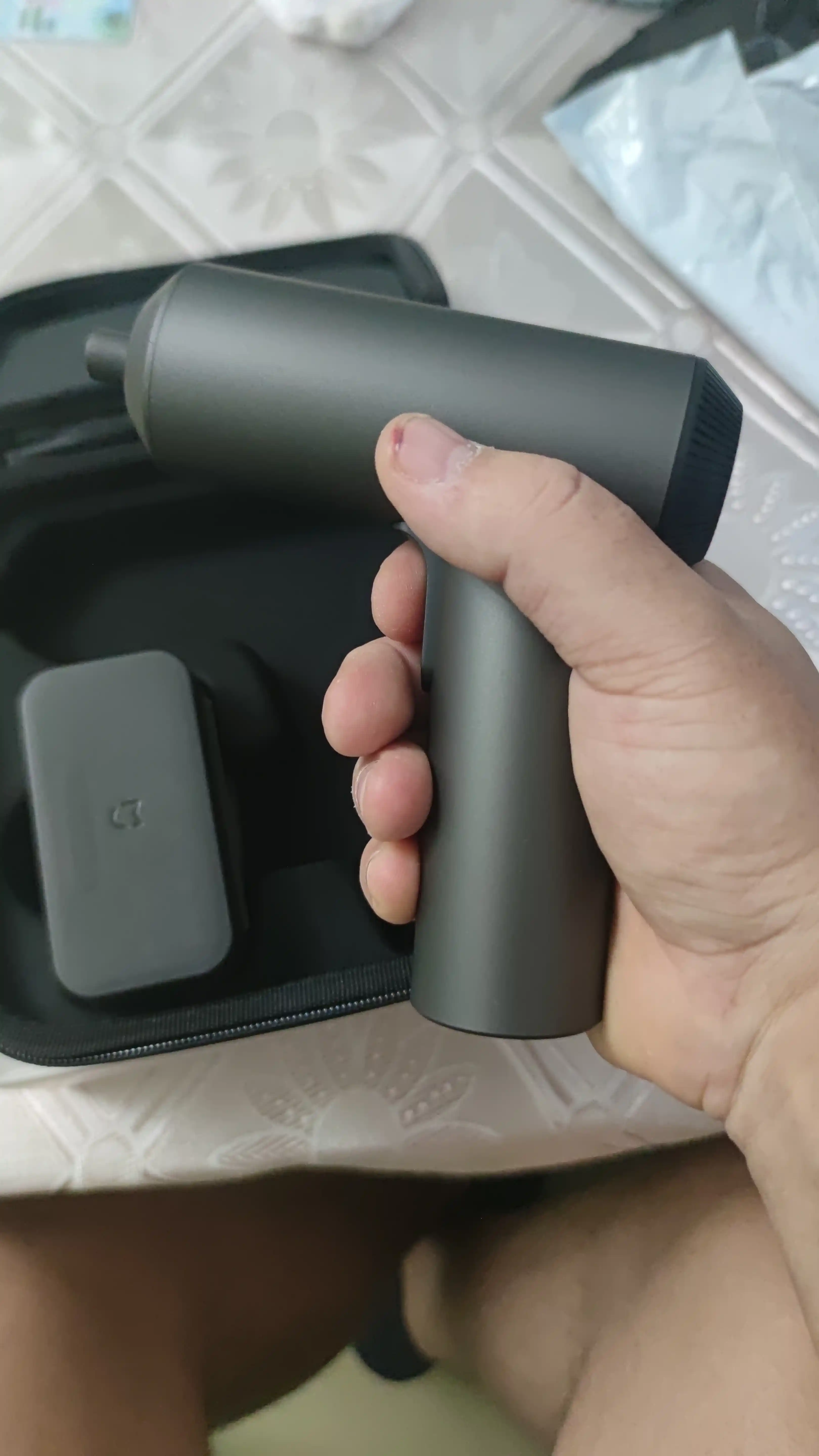 Tornavida elektr simsiz Xiaomi Mi Electric Screwdriver Gun, 12 bit kiritilgan