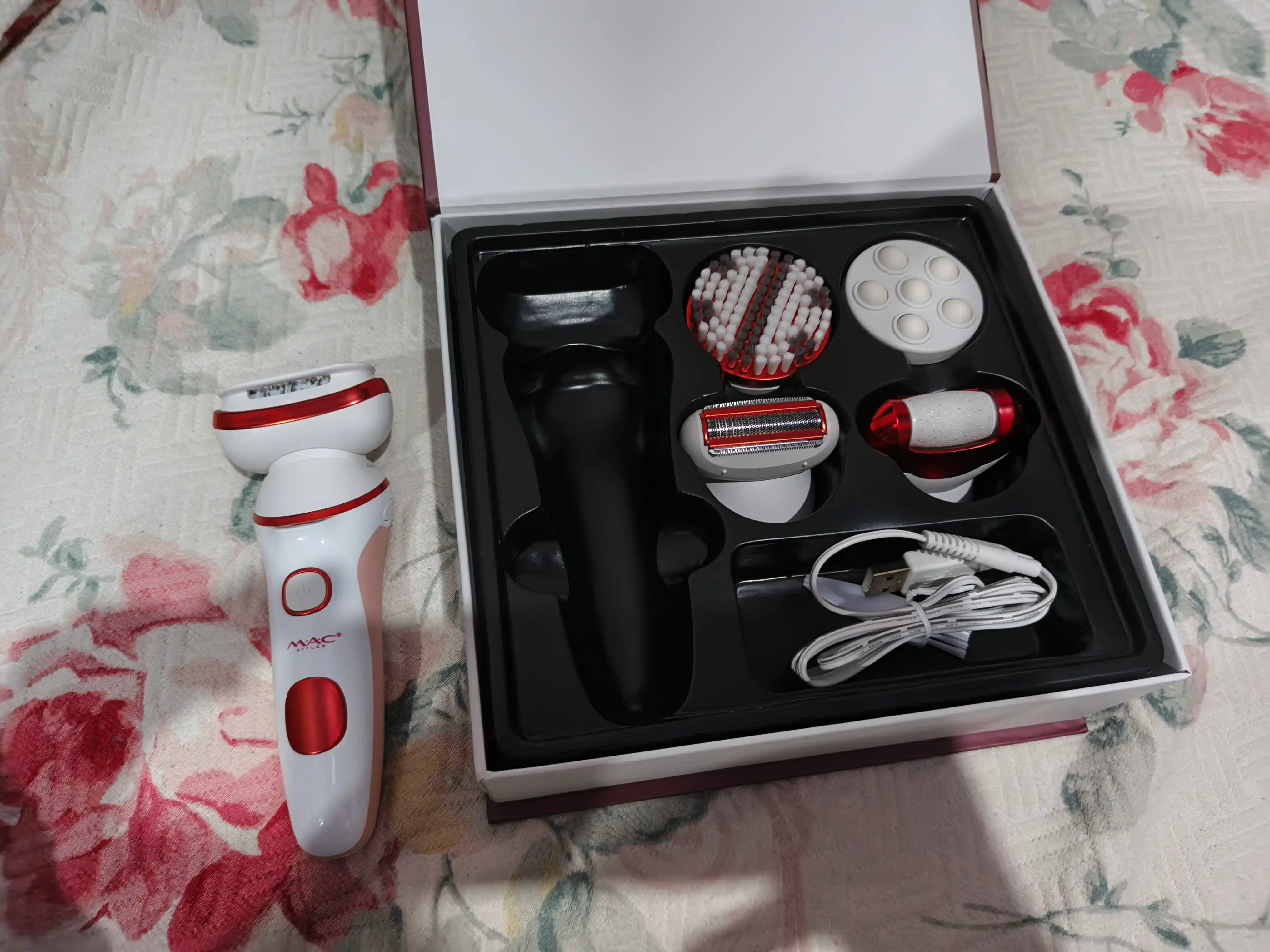 Epilyator simsiz MAC styler, ayollar uchun professional depilyator