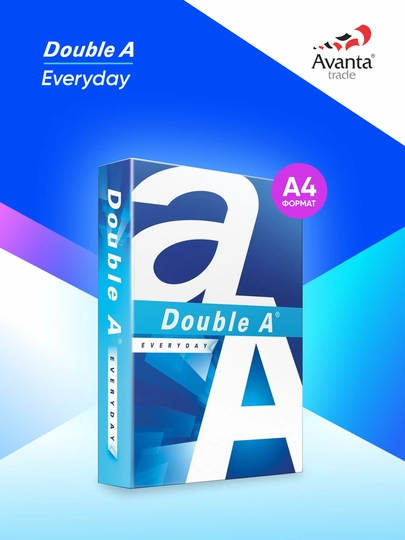 Бумага Double А Everyday, офисная, А4, 500 листов, 70 г — AVANTA1-DA70A4
