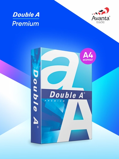 Бумага Double А Premium, офисная, А4, 500 листов, 80 гр — AVANTA1-DA80A4