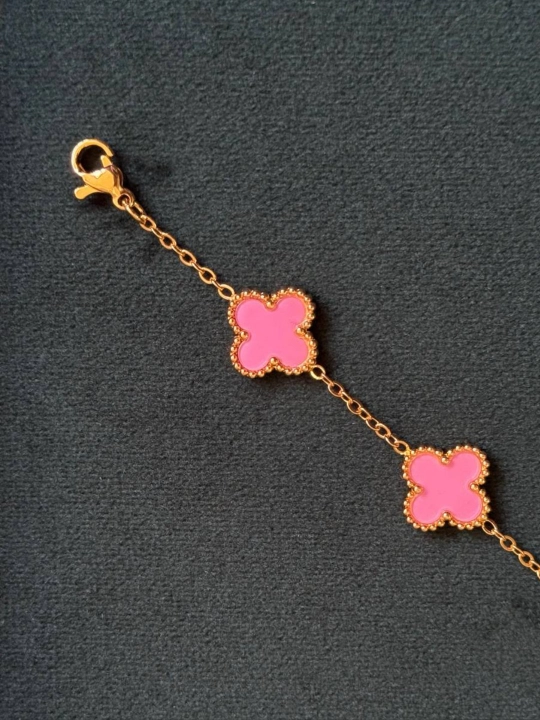 Женский браслет – в стиле Van Cleef, нержавеющая сталь