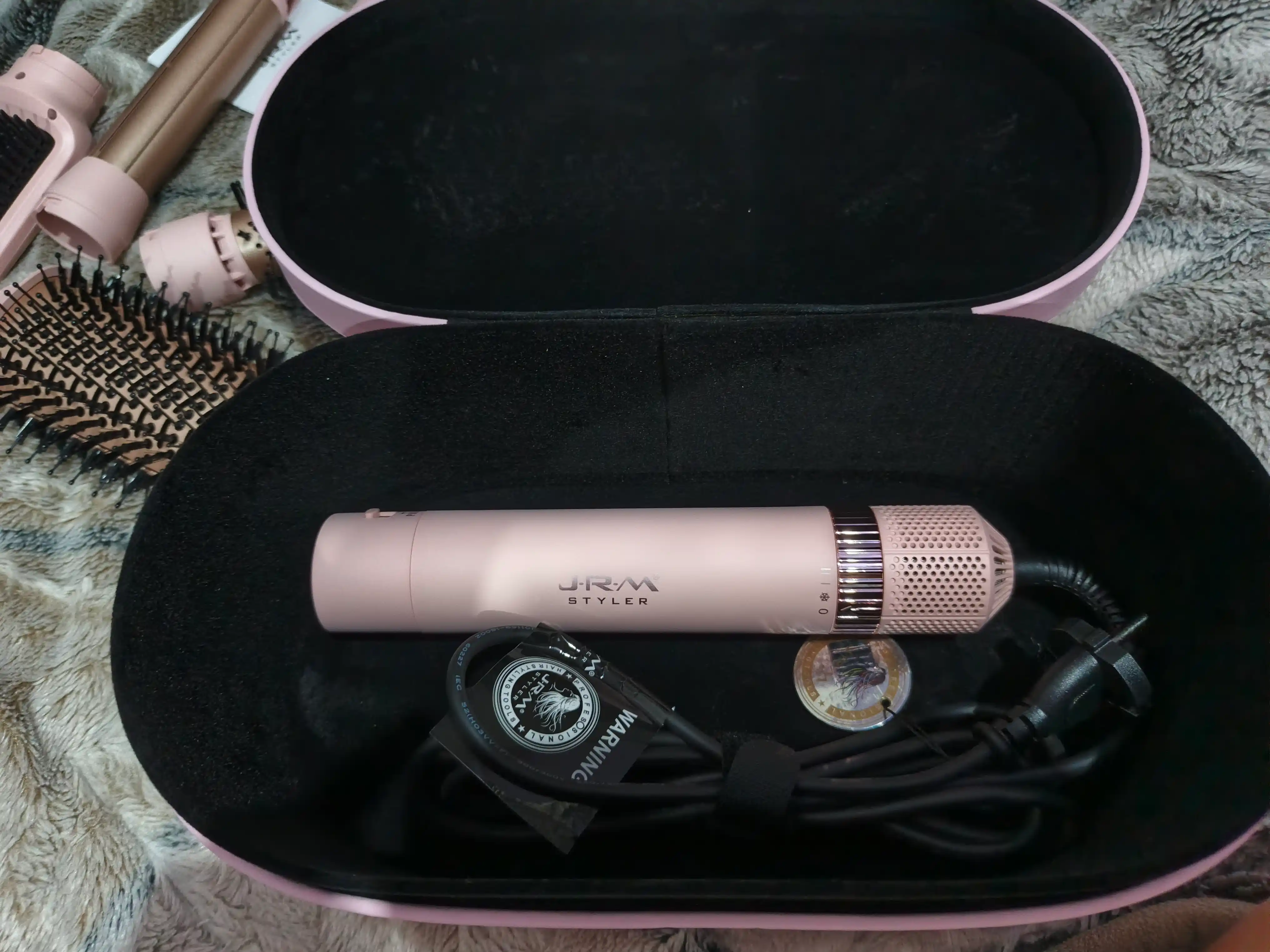 Фен для волос Airwrap JRM styler, 6 в 1, воздушная укладка и автоматическая плойка