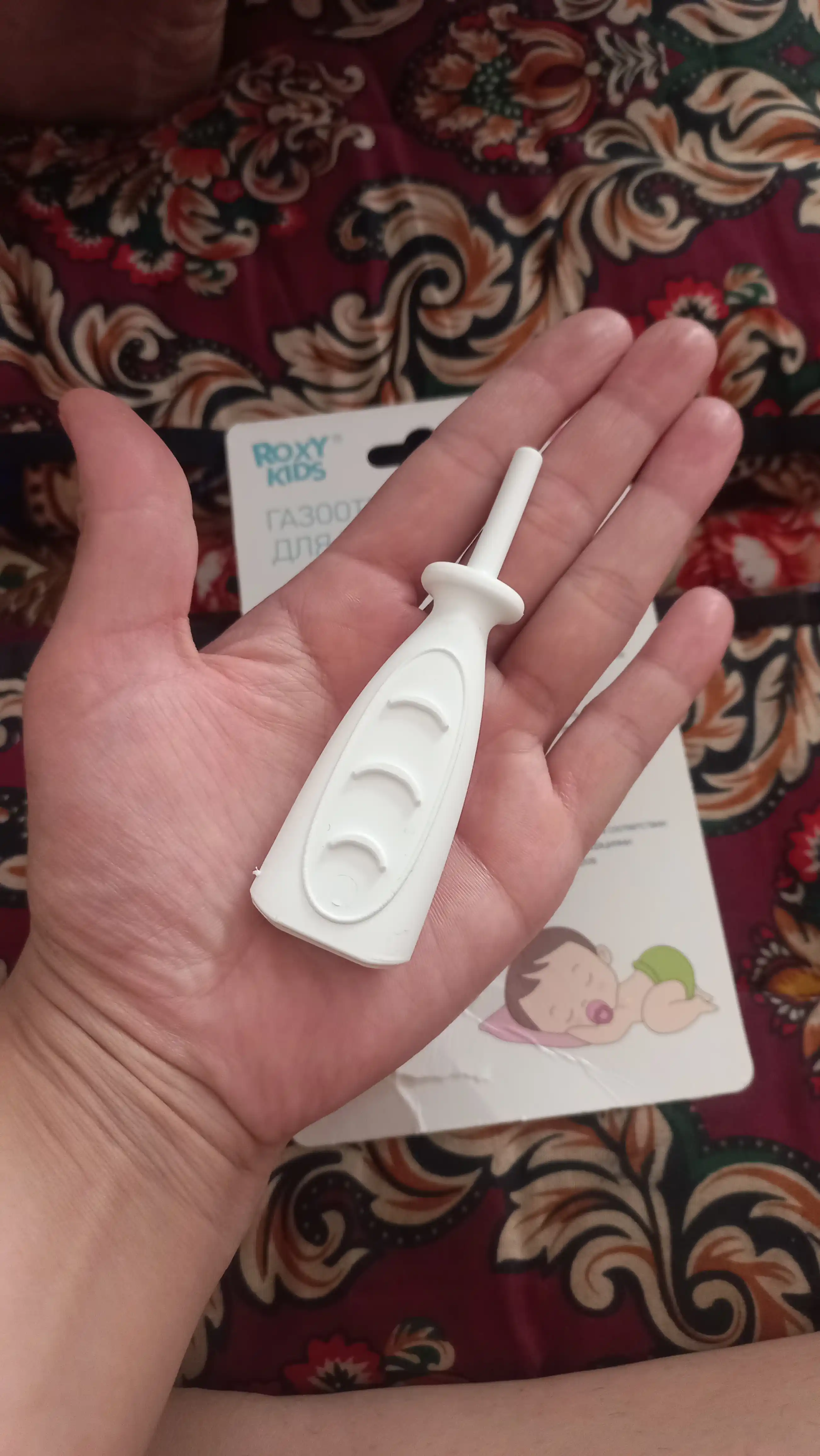 ROXY-KIDS Yangi tug‘ilganlar uchun gaz chiqaruvchi naycha, qayta ishlatiladi