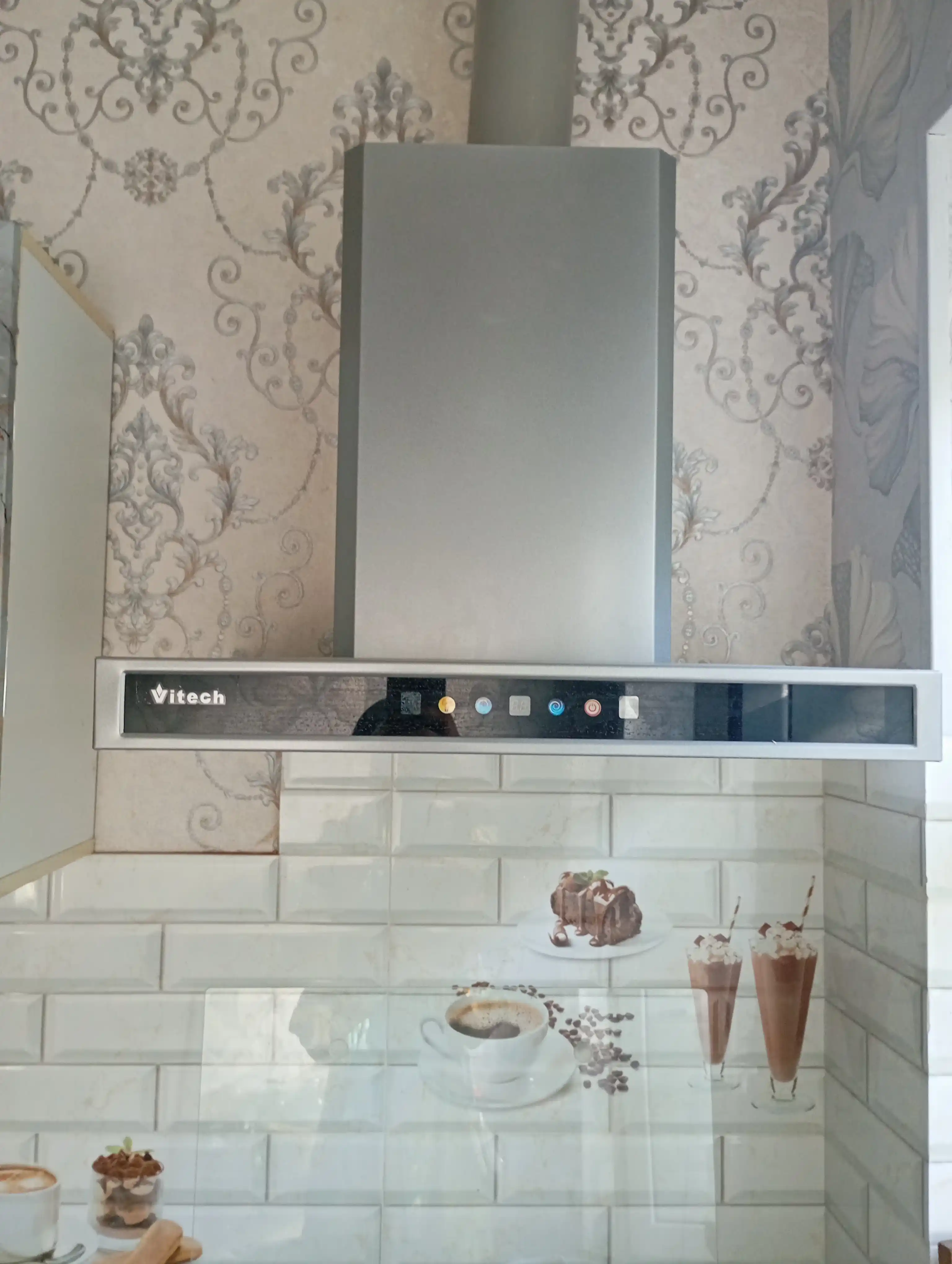 T-shaklidagi oshxona dudburoni Vitech Bruno TS 60 sm