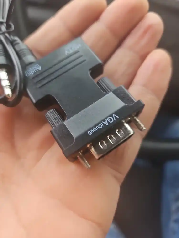 Portativ adapter adapteri HDMI konverteri → VGA audio chiqishi, 3.5 mm
