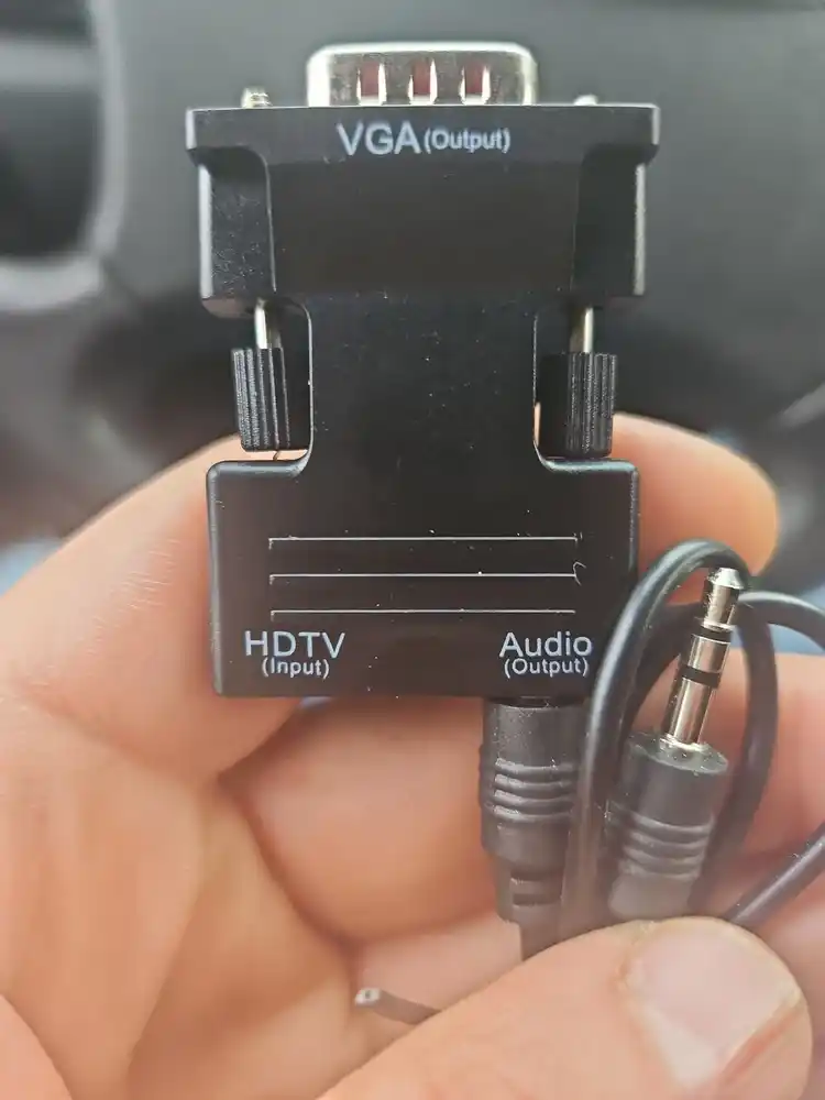 Portativ adapter adapteri HDMI konverteri → VGA audio chiqishi, 3.5 mm