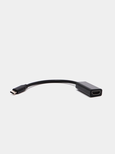 Адаптер с USB Type-C к HDMI, VGA 4K при 60Гц, для ноутбуков, проекторов, планшетов — KOMPLND-TYPHDVG-ХРОМ