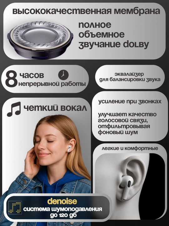 Simsiz quloqchinlar Pro 2, sensor displeyli