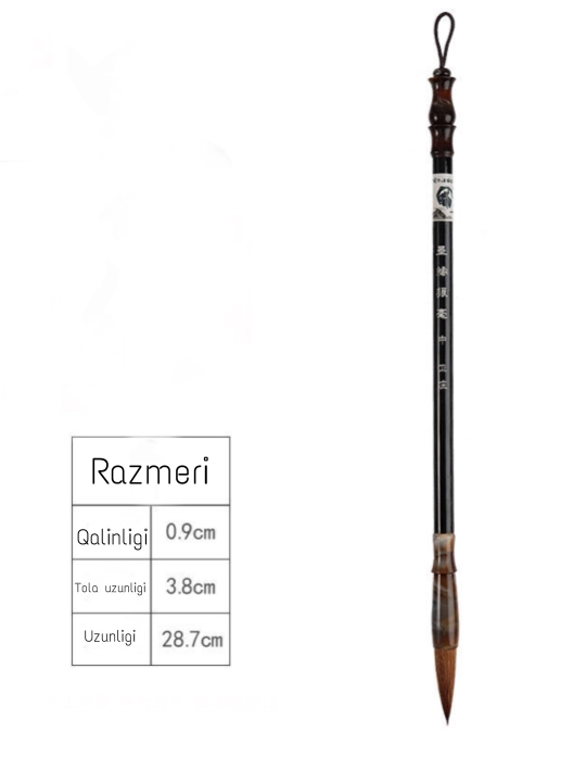 Akvarel uchun badiiy professional mo‘yqalam, xattotlik uchun - 1 dona
