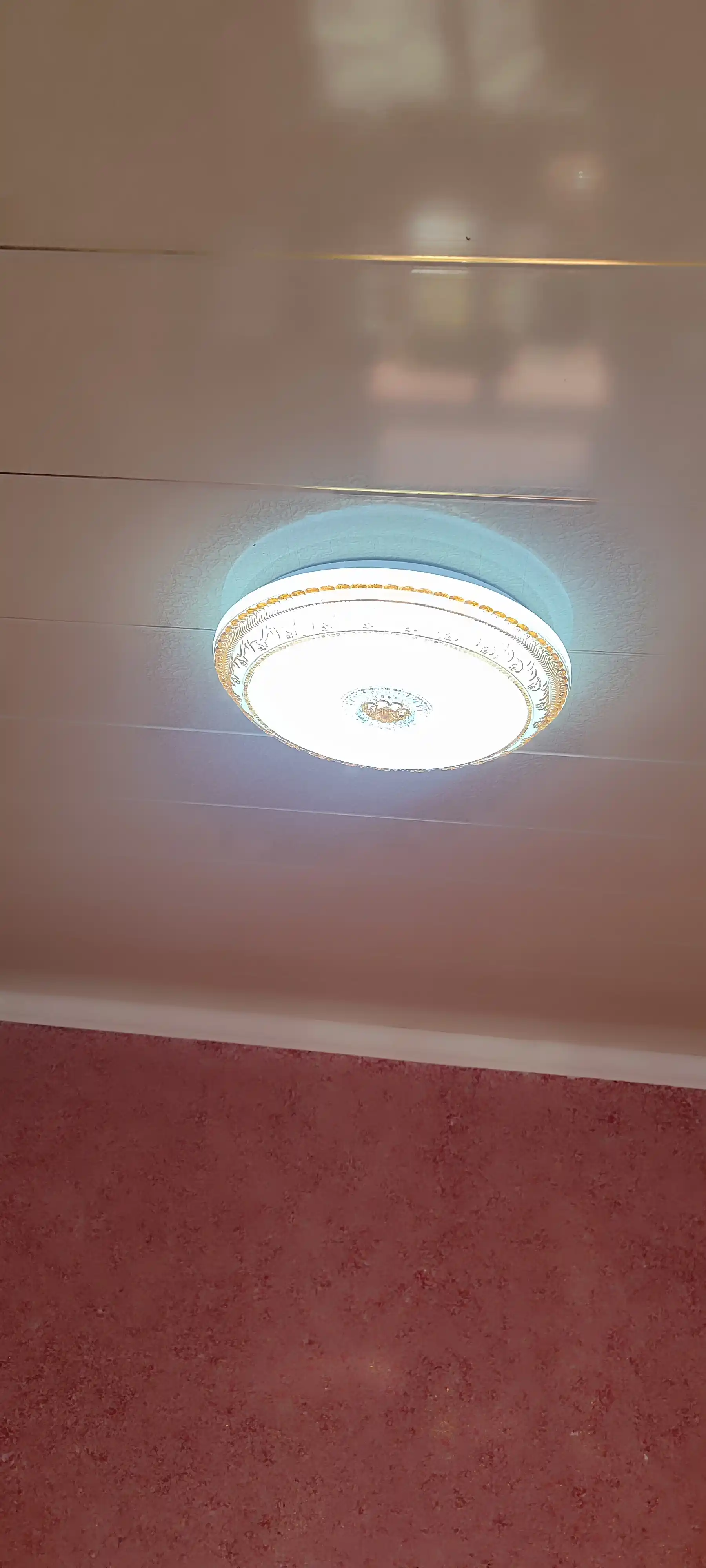 LED qandil, plafon 48 W, shift chiroq, 40 sm, yotoqxona, yashash xonasi, oshxona uchun