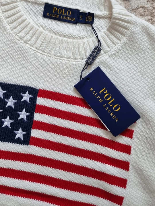 Женский свитер с американским флагом от Polo Ralph Lauren