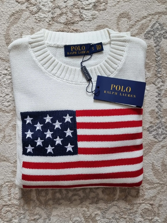 Женский свитер с американским флагом от Polo Ralph Lauren