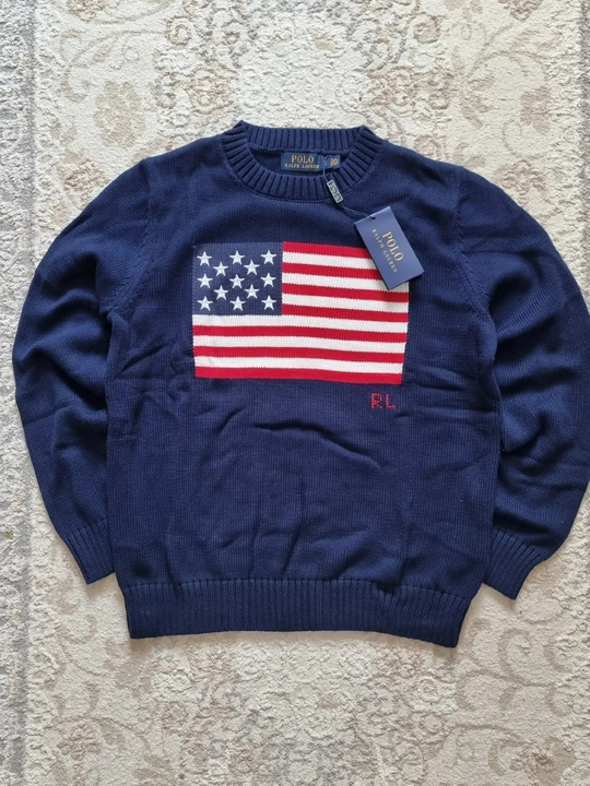 Женский свитер с американским флагом от Polo Ralph Lauren