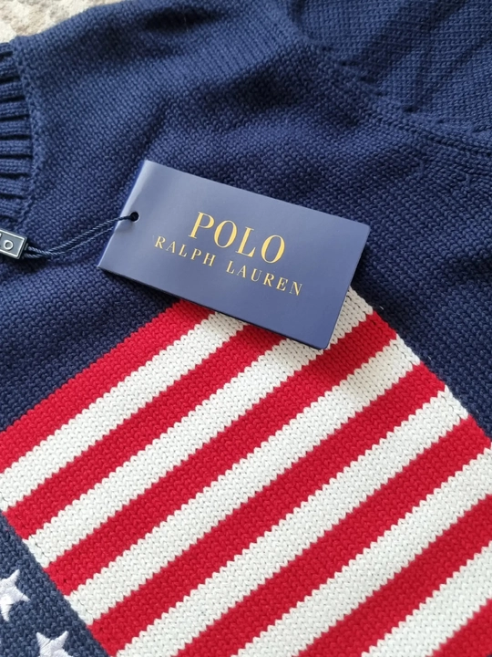 Женский свитер с американским флагом от Polo Ralph Lauren