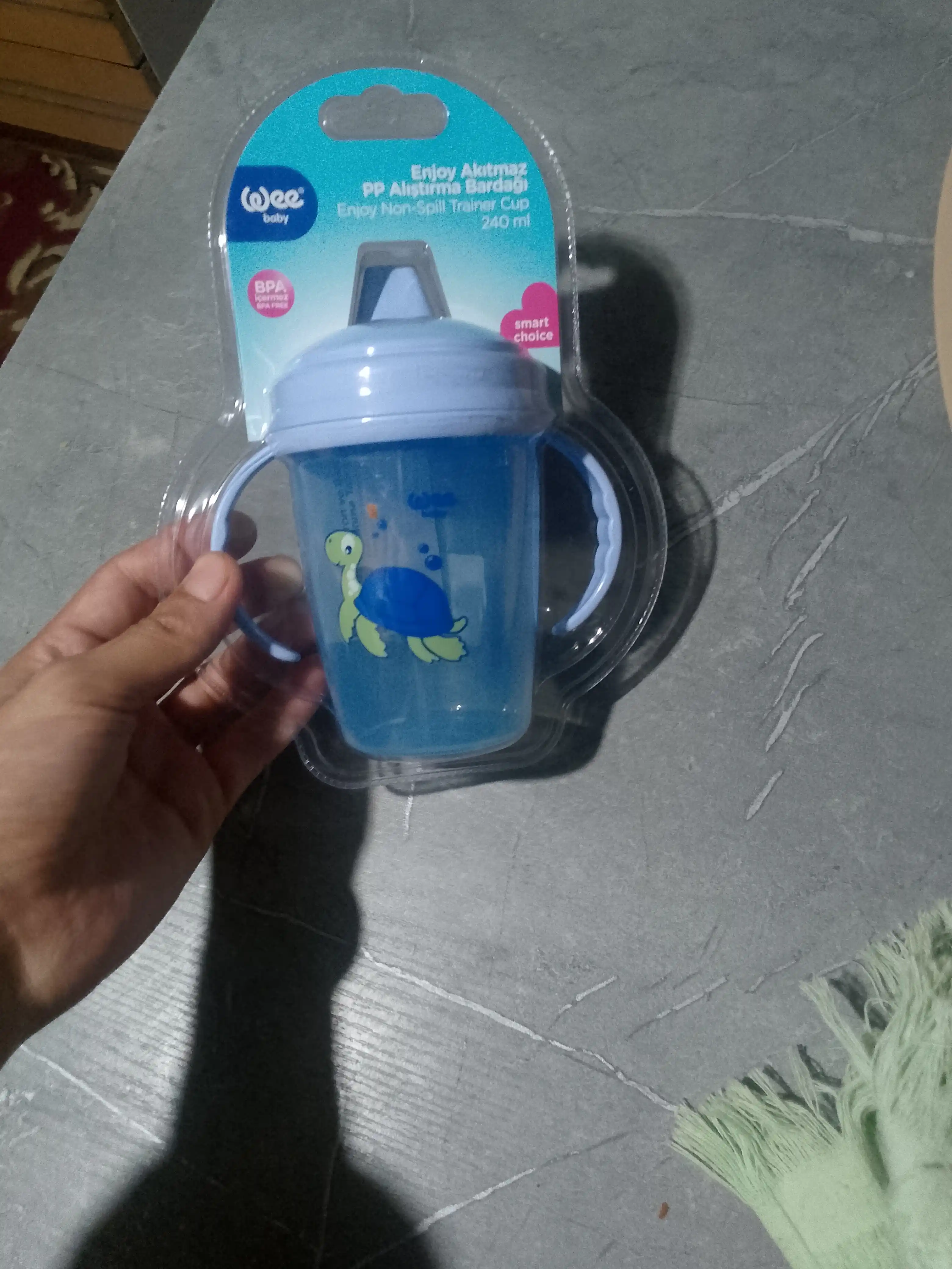 Детская непроливайка с ручками Wee Baby, 340 мл, BPA free