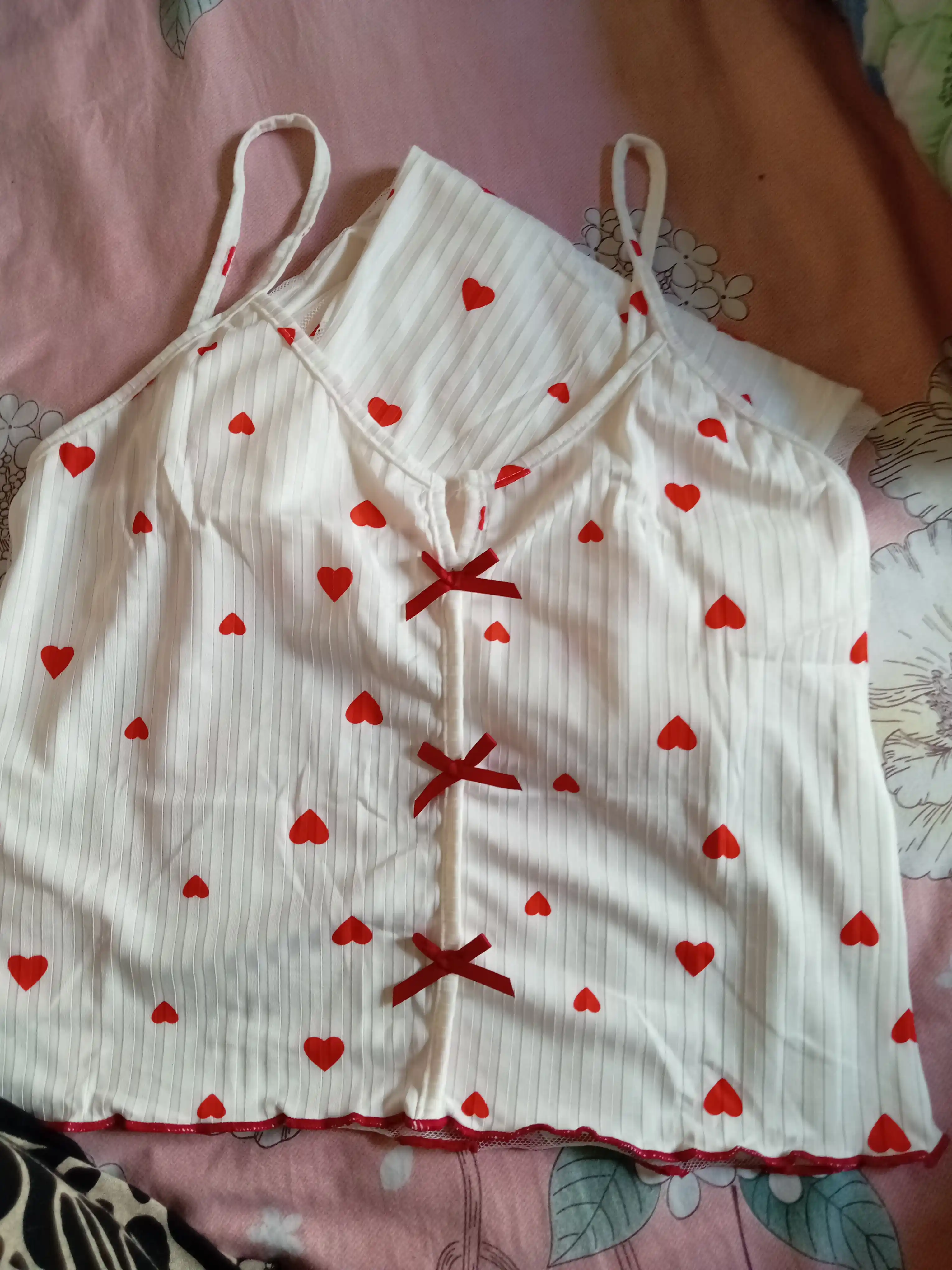 Ayollar va qizlar uchun 2 v 1 uy pijamasi, shim va maykadan iborat komplekt