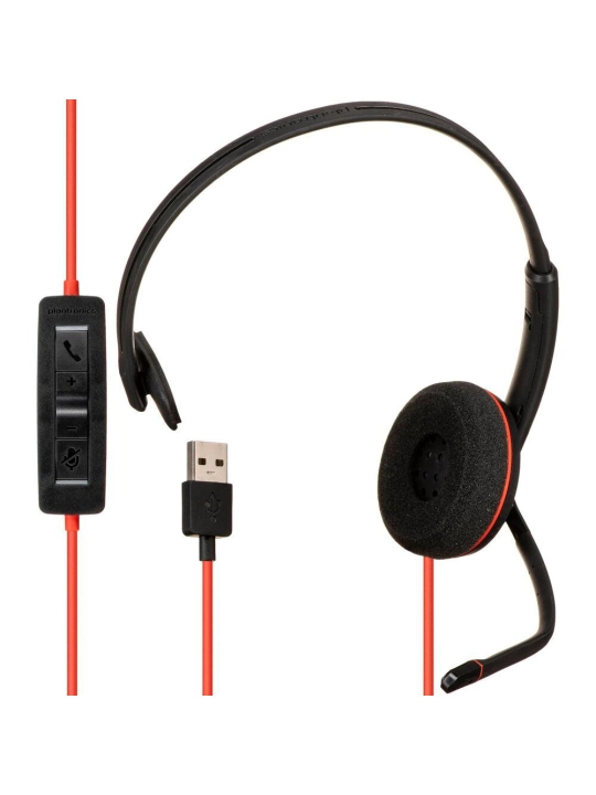 Plantronics Blackwire 3210 USB гарнитура с микрофоном для ПК, офиса и Call Center