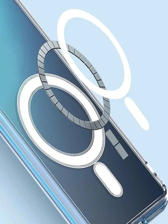 Samsung Galaxy uchun issiqka chidamli shishali MagSafe g‘iloflari