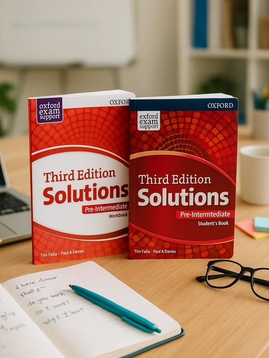 Solutions 3d Edition Pre-Intermediate StudentBook with WorkBook - 