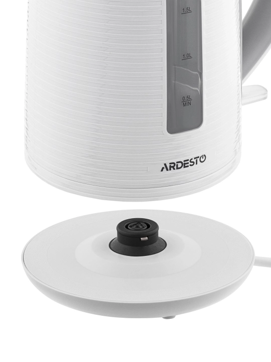 Ardesto elektr choynagi, 1,5 - 1,7 litr, metall, shisha, tabiiy materiallar