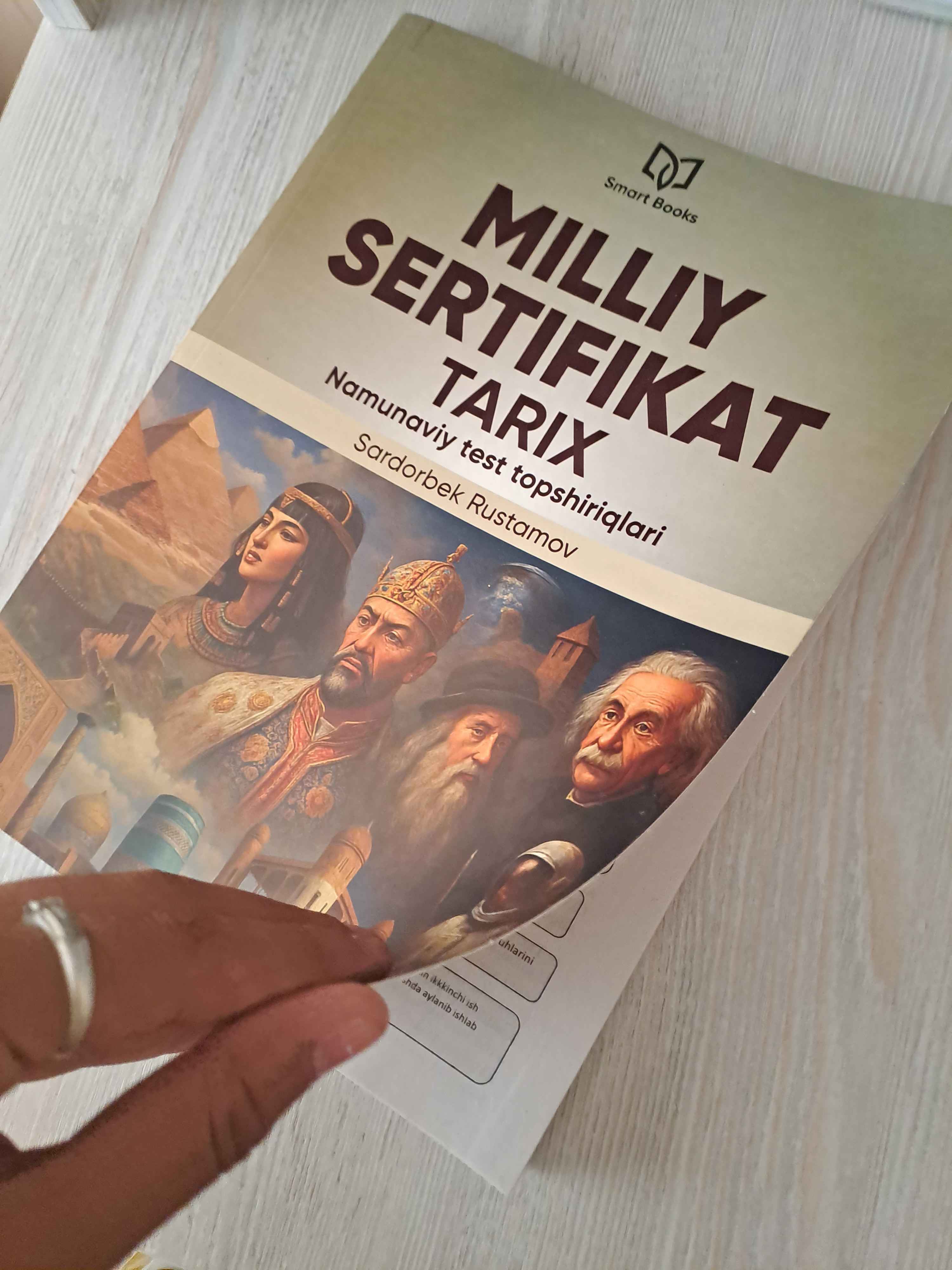 Milliy sertifikat Tarix fanidan, namunaviy test topshiriqlari