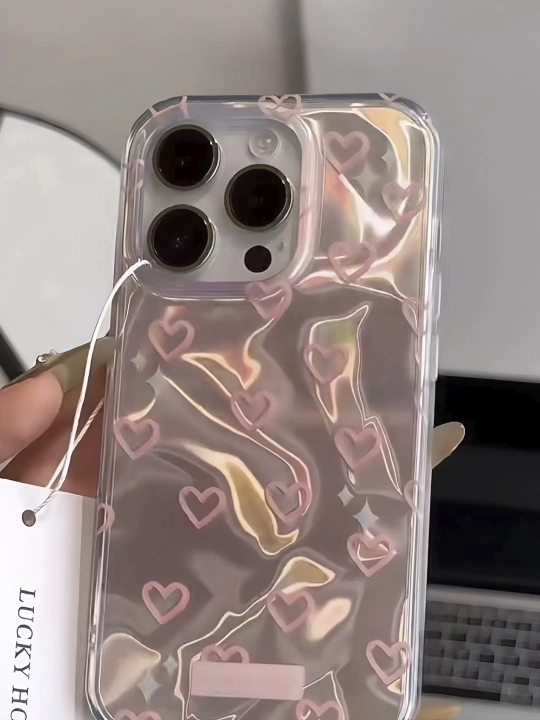 Chexol iPhone 11, 12, 13, 14, 15, 16, 17, Pro, Max, uchun Gilof,silikon, pushti, yuraklar