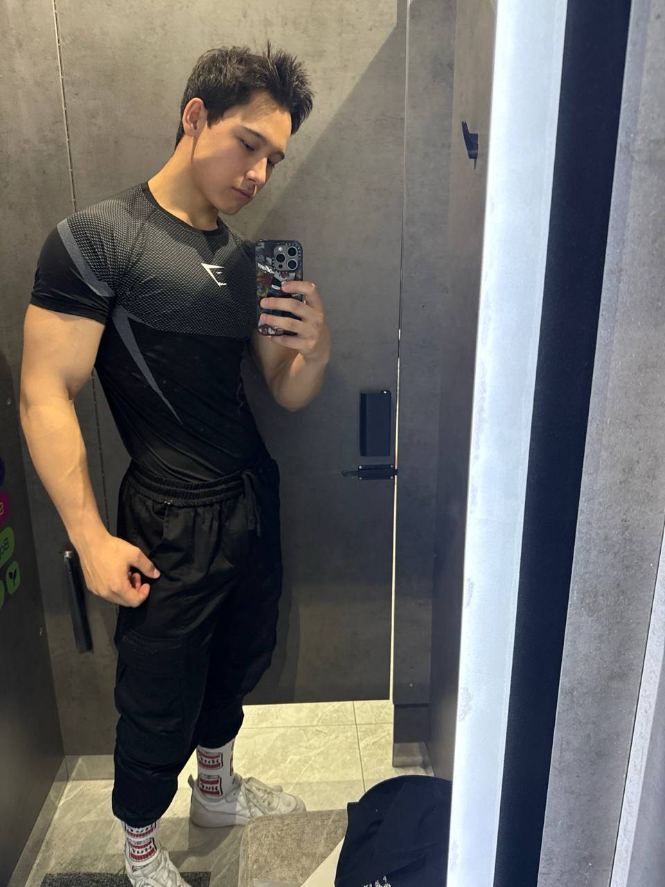 Gym Shark kompression futbolkasi, sport, rashgard, erkaklar uchun, fitnes uchun