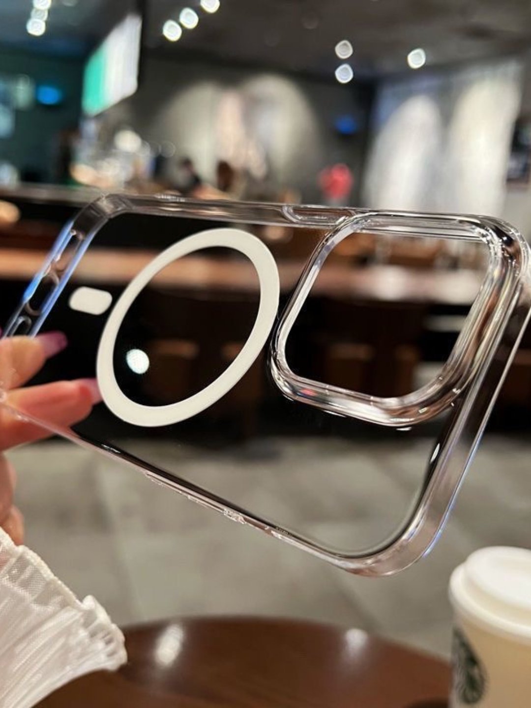 Чехол MagSafe Glass для iPhone, 11, 16 Pro Max, iPhone, чехол, чехол, чехол, 17 Air
