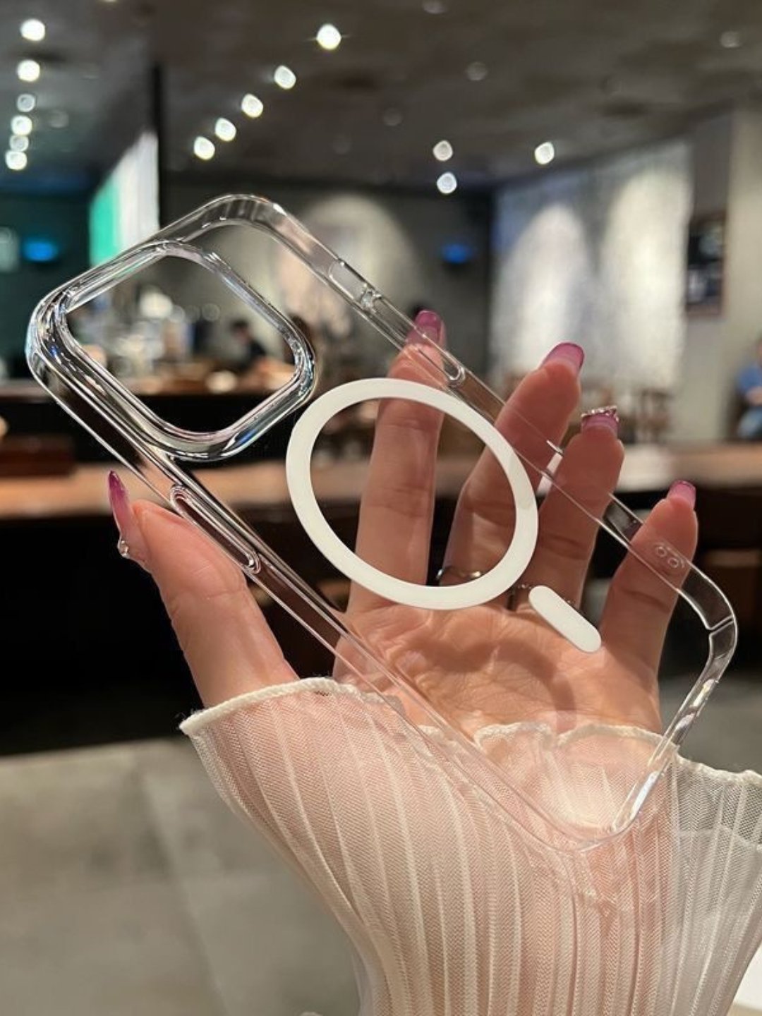 Чехол MagSafe Glass для iPhone, 11, 16 Pro Max, iPhone, чехол, чехол, чехол, 17 Air