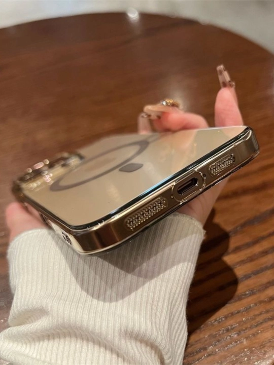 Чехол MagSafe Glass для iPhone, 11, 16 Pro Max, iPhone, чехол, чехол, чехол, 17 Air