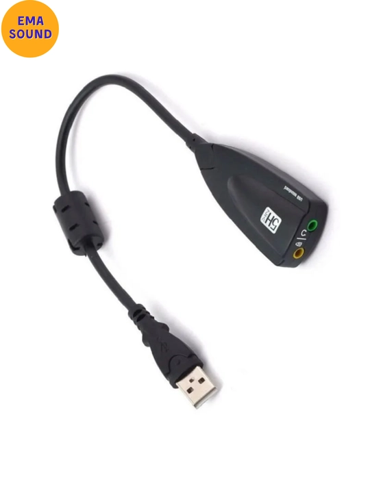 Usb Sound Ovoz Tashqi Kartasi 5h Ovoz Yozish Va Eshittirish Uchun