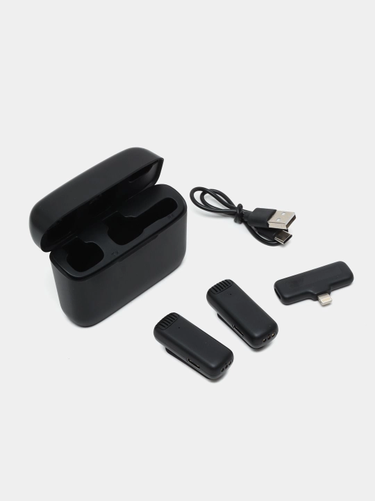 Simsiz petlichka mikrofon telefon uchun, iPhone va Android uchun, AAA