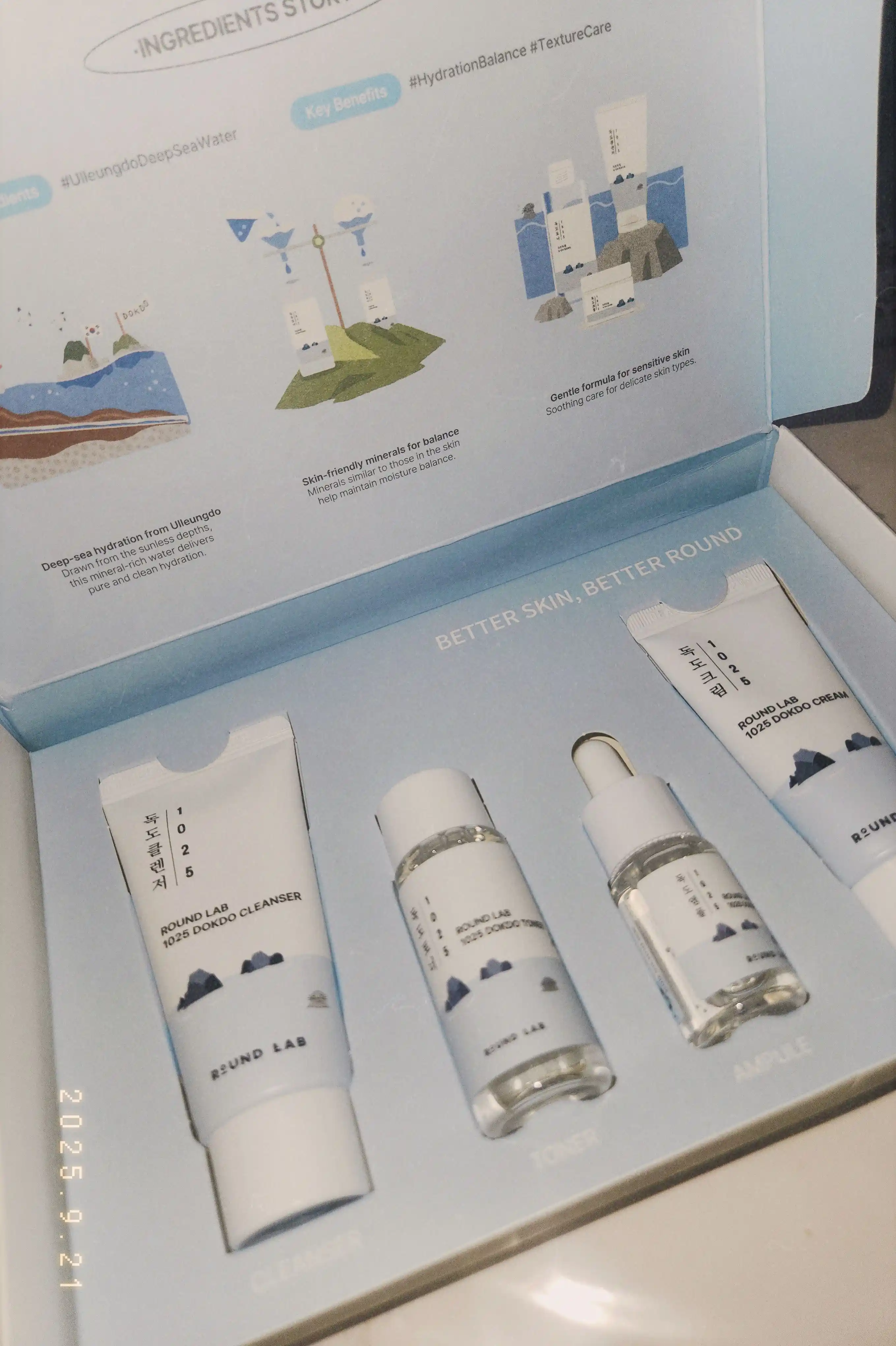 Набор уходовой косметики в дорогу, Round Lab Trial Kit