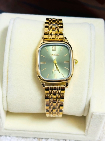 Cartier Женские наручные часы, кварцевый механизм, эко кожа ремешок — STATUSS-11-АМЕТИС