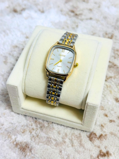 Cartier Женские наручные часы, кварцевый механизм, эко кожа ремешок — STATUSS-11-БЕЖМЕЛ