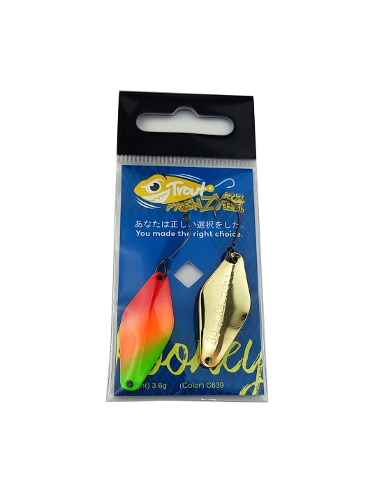 Forel qarmoqchasimon jalbasi Trout Frenzy Rooney 3.6gr# Rang C639 - 
