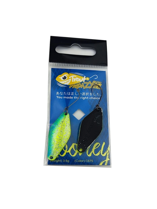 Forel qarmoqchasimon jalbasi Trout Frenzy Rooney 3.6gr# Rang C675 - 