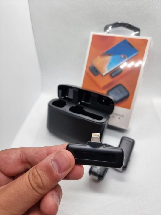 Simsiz petlichka mikrofon telefon uchun, iPhone va Android uchun, AAA