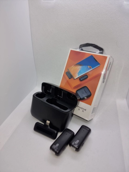 Simsiz petlichka mikrofon telefon uchun, iPhone va Android uchun, AAA